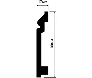 Плинтус HIWOOD BA100