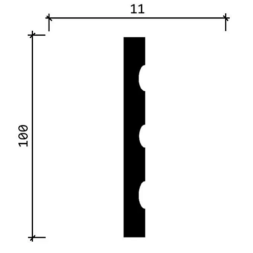 Пилястра DD201