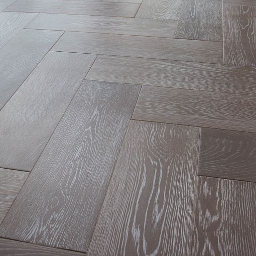 Паркет Елка Английская Lab Arte Angle Дуб Натур Состаренный выбеленный лак 500*90*15/3