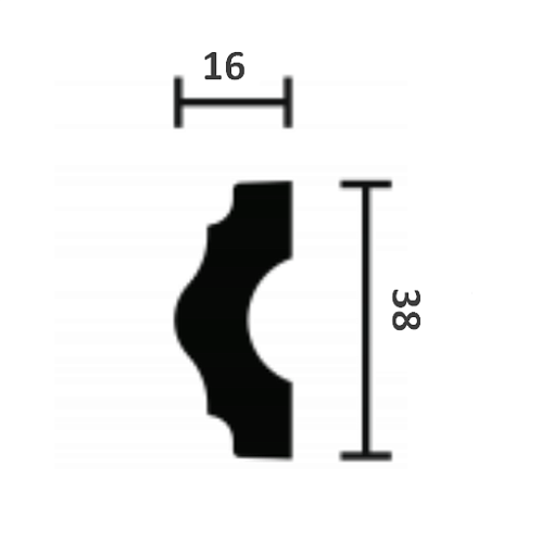 Молдинг NMC WL3 WALLSTYL