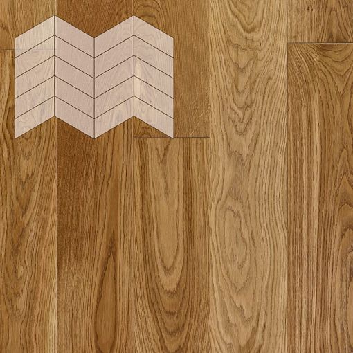 Паркет Елка Французская Lab Arte Chevron Дуб Натур лак без браша 400/328х125х14/3/60°