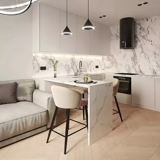 Инженерная доска AlixFloor, Английская ёлка, Дуб светлый матовый