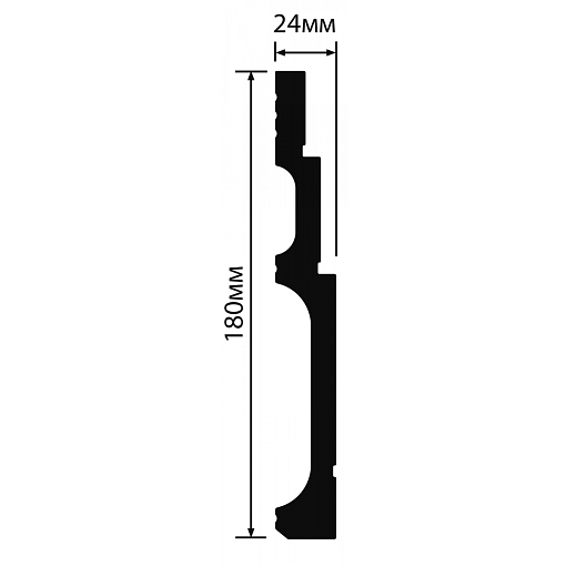 Плинтус HIWOOD B180V2
