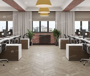 Кварцвинил LVT плитка Карите Chevron ECO 20-11