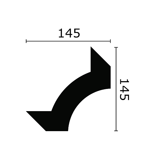 Комплект декоративных уголков Z103 ARSTYL
