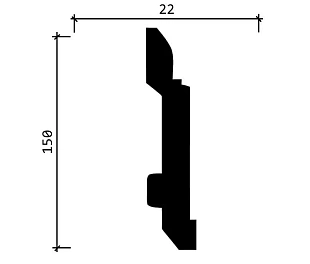 Плинтус DD702