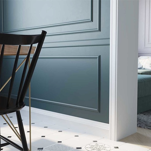 Плинтус PX009, 120х25, 2000мм, Экополимер/12