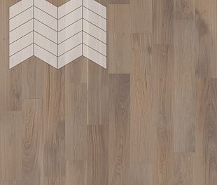 Паркет Елка Французская Lab Arte Chevron Дуб Селект Беж лак 400/328х125х14/3/60° в магазине напольных покрытий «Стильный пол»