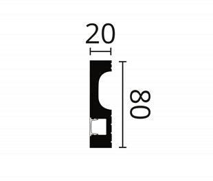 Плинтус NMC IL11 WALLSTYL