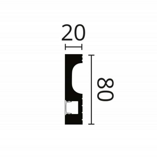 Плинтус NMC IL11 WALLSTYL