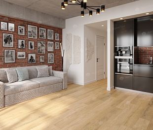 Кварцвинил SPC ламинат Дуб медовый ABA ECO 7-16 MC