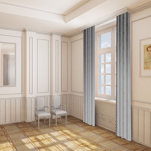 195-12 Плинтус 95, Лён