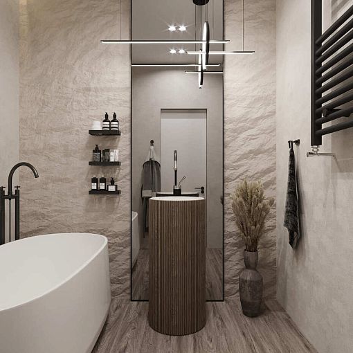 SPC AlixFloor City Line Дуб бергамо серый