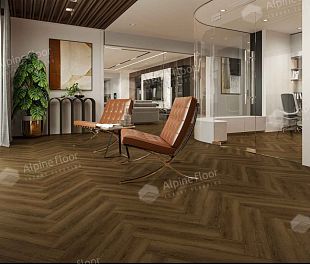 Кварцвинил Alpine floor LVT плитка Дуб Далим ECO 16-33