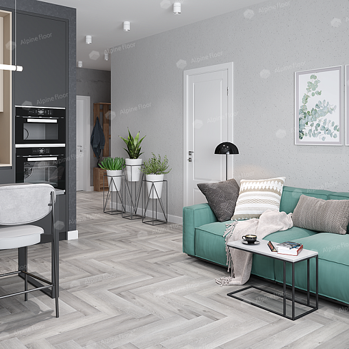 LVT плитка Дуб Лейтена ECO 16-18