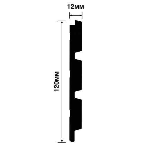 Декоративная панель HIWOOD LV124LE1 BU28K