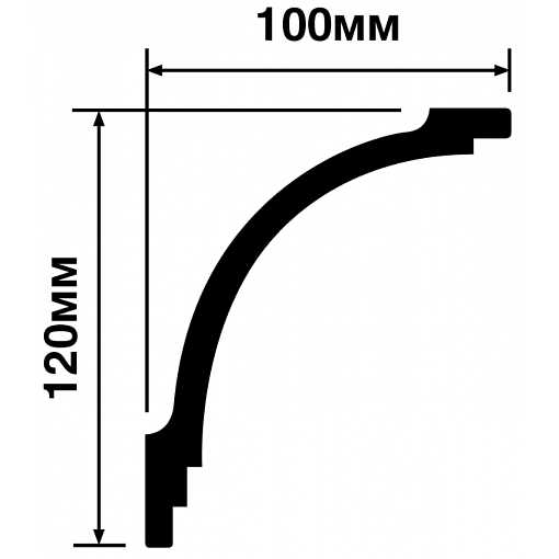 Карниз HIWOOD A156