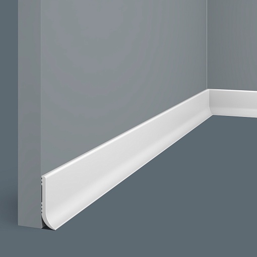 Плинтус PL001, 40х12, 2000мм, Экополимер/50