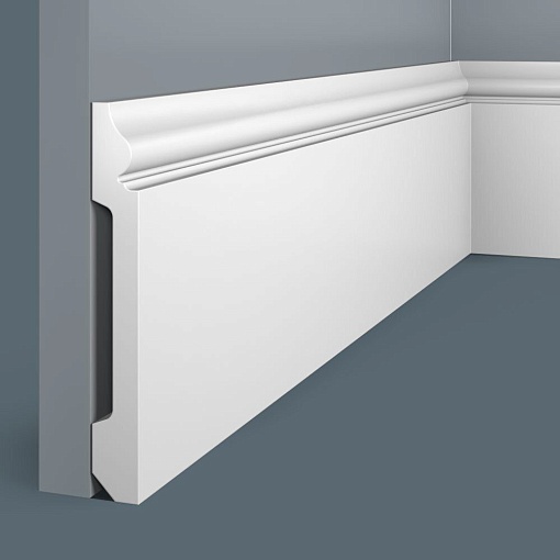 Плинтус PX006, 138х18, 2000мм, Экополимер/12