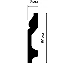 Плинтус HIWOOD B60