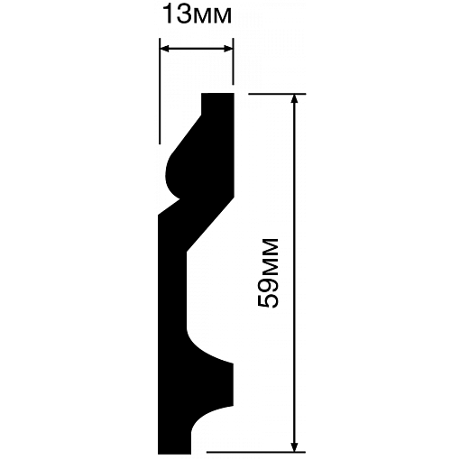 Плинтус HIWOOD B60