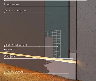 Плинтус DD708