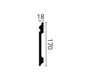 Плинтус NMC FL17 WALLSTYL