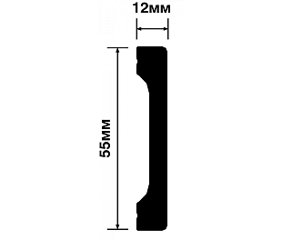 Плинтус HIWOOD B55V1