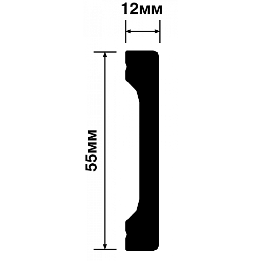 Плинтус HIWOOD B55V1
