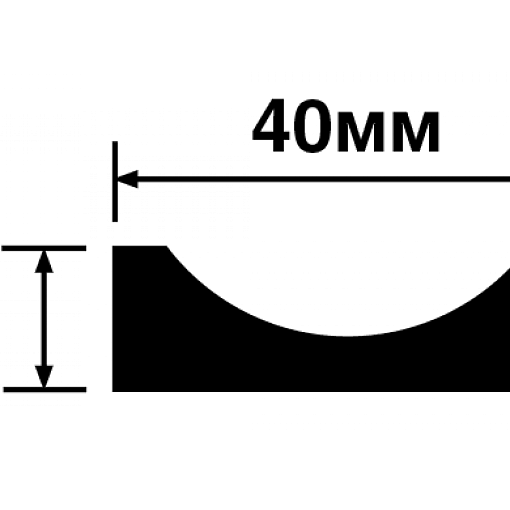 Молдинг HIWOOD P40