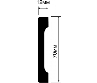 Плинтус HIWOOD B70V1