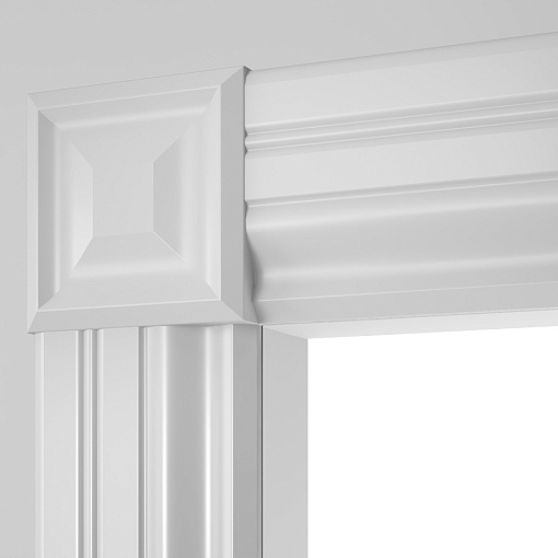 Квадратные элементы AK03 100x100x24мм, белый грунт, МДФ