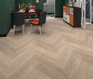 Кварцвинил ПВХ Покрытие Calitex Elementals Dockland Herringbone Click XES203 600x150x4 (1,800 м2)