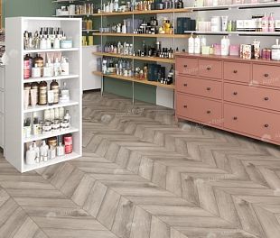 Кварцвинил Alpine floor LVT плитка Дуб Исида Шеврон Chevron ECO 20-8