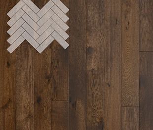 Паркет Елка Английская Lab Arte Angle Дуб Натур Коньяк лак 500х150х14/3 в магазине напольных покрытий «Стильный пол»