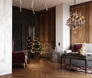 Кварцвинил Усовершенствованная кварц-виниловая LVT плитка DAMY FLOOR London Дерби