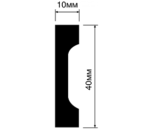 Плинтус HIWOOD W40V1