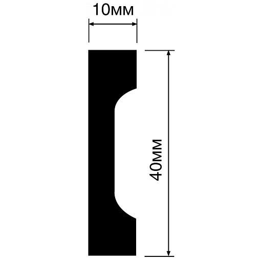 Плинтус HIWOOD W40V1