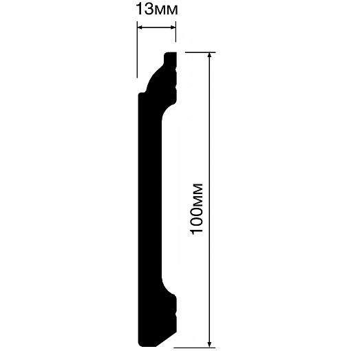 Плинтус HIWOOD B100C