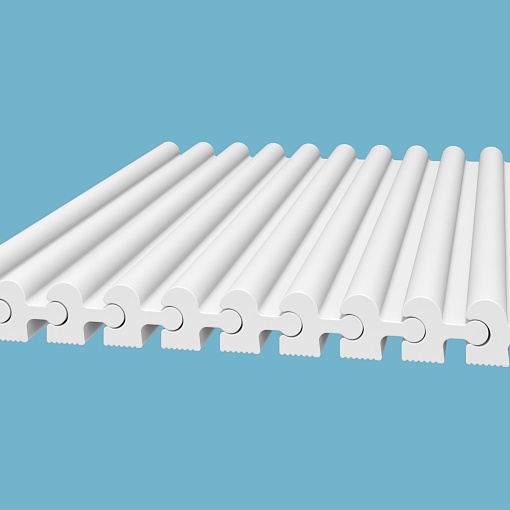 Рейка RX007, 30х23, 2800мм, Экополимер/30