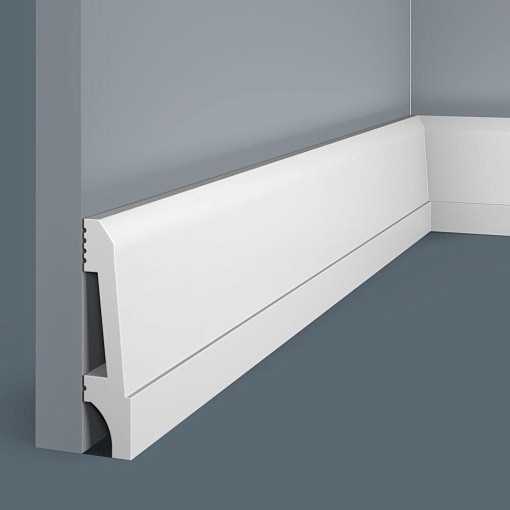 Плинтус PX023, 90х20, 2000мм, Экополимер/12