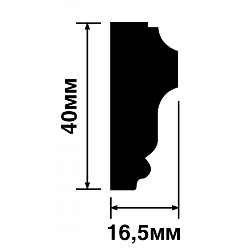 Молдинг HIWOOD D40V2