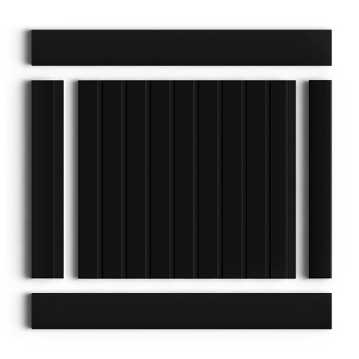 Декоративная панель HIWOOD LV124 BK