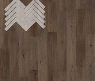 Паркет Елка Английская Lab Arte Angle Дуб Натур Кайт лак 500х125х14/3 в магазине напольных покрытий «Стильный пол»