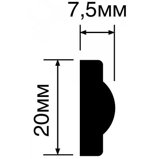 Молдинг HIWOOD D1020