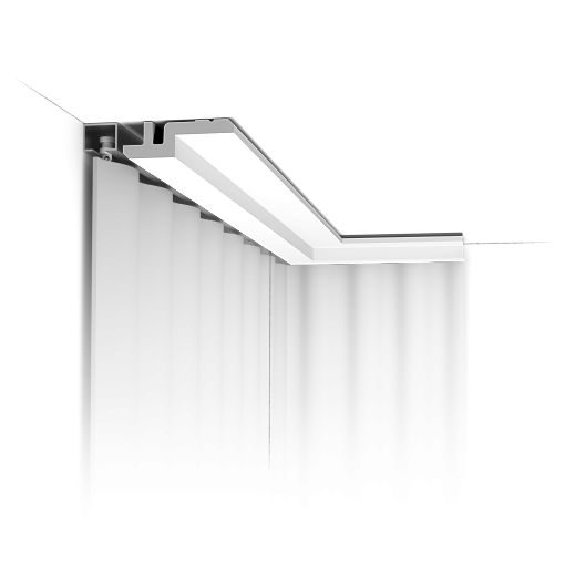 Скрытый карниз для штор C394 Steps