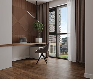 Кварцвинил LVT плитка ДУБ КАЗИМИР ЕСО 5-40