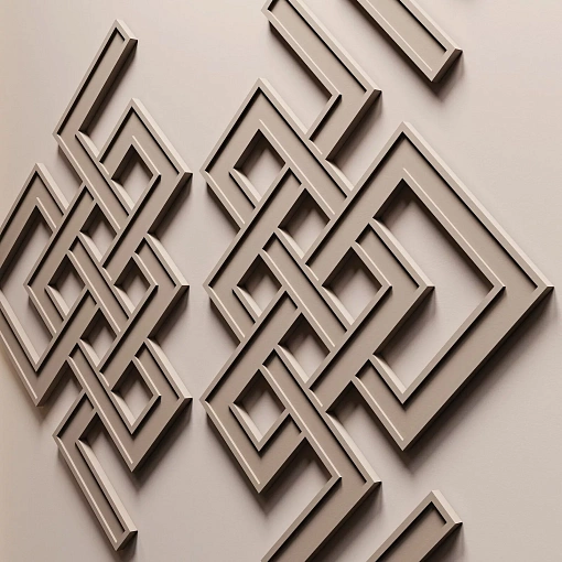 3D орнамент, арт.04, грунт