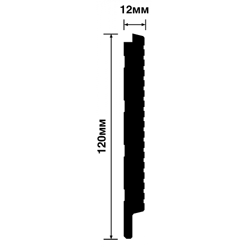 Декоративная панель HIWOOD LV127L BR396K