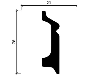 Плинтус DD122